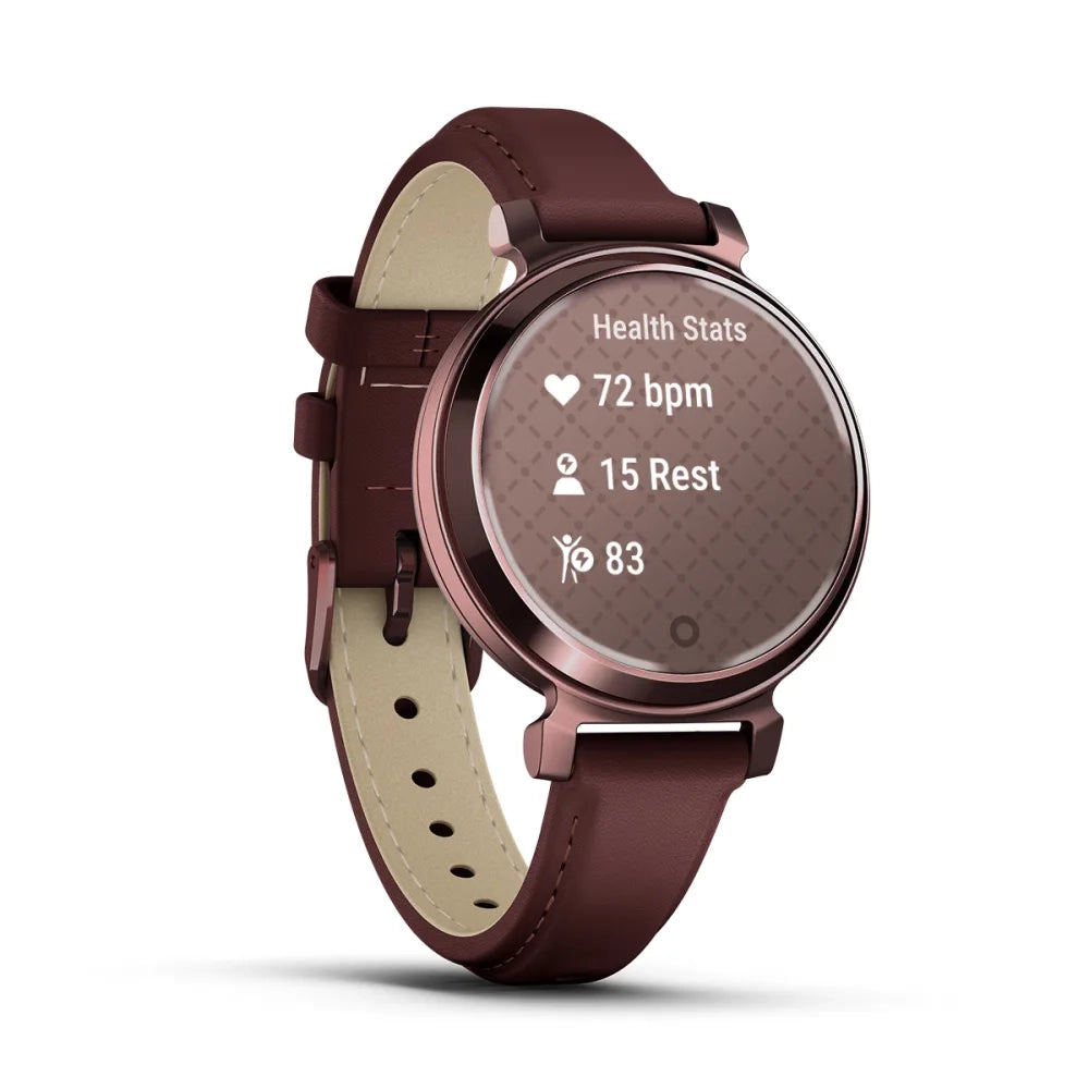Garmin Lily® 2 Classic Dark Bronze with Mulberry Leather Band GARMIN