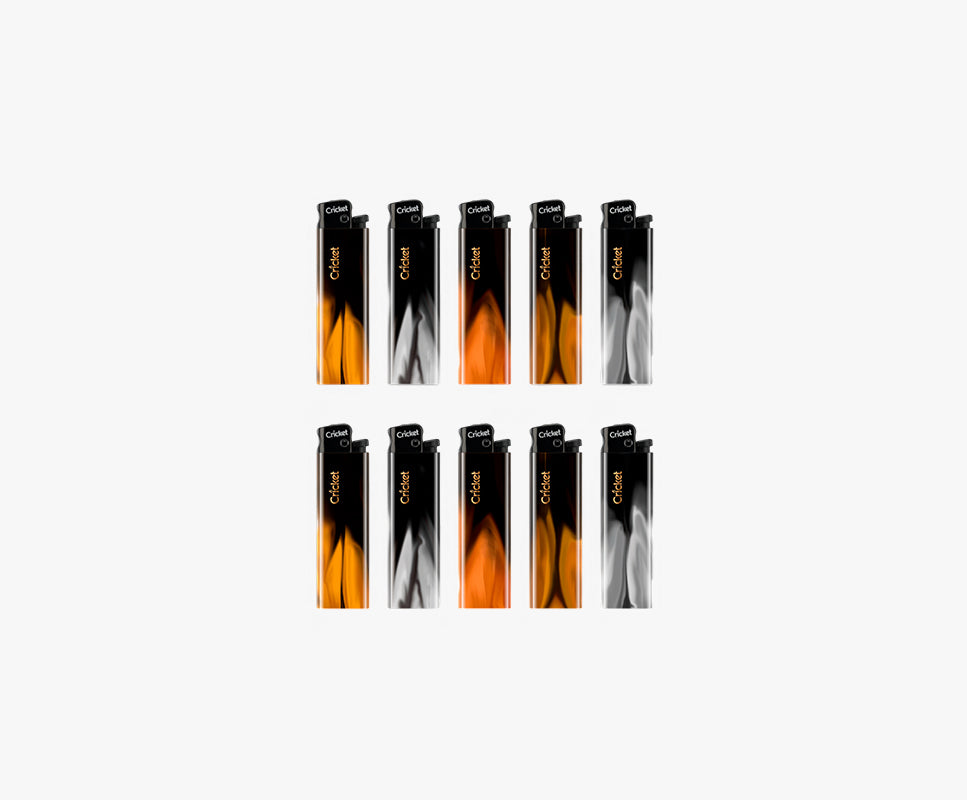 Original Fusion Platinum Disposable Pocket Lighter Pack of 10 Cricket Lighters India