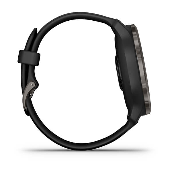 Garmin Venu 2 Slate Stainless Steel Bezel with Black Case and Silicone Band GARMIN