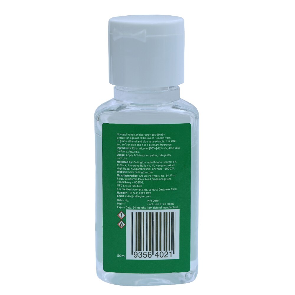 NOVOGEL Gel Based Sanitizer Floral 50ml Callington