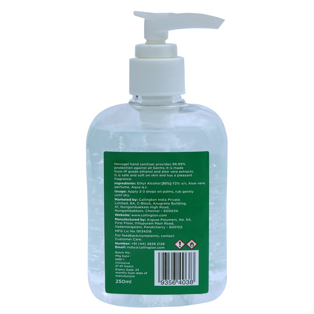 NOVOGEL Gel Based Sanitizer Floral 250ml Callington
