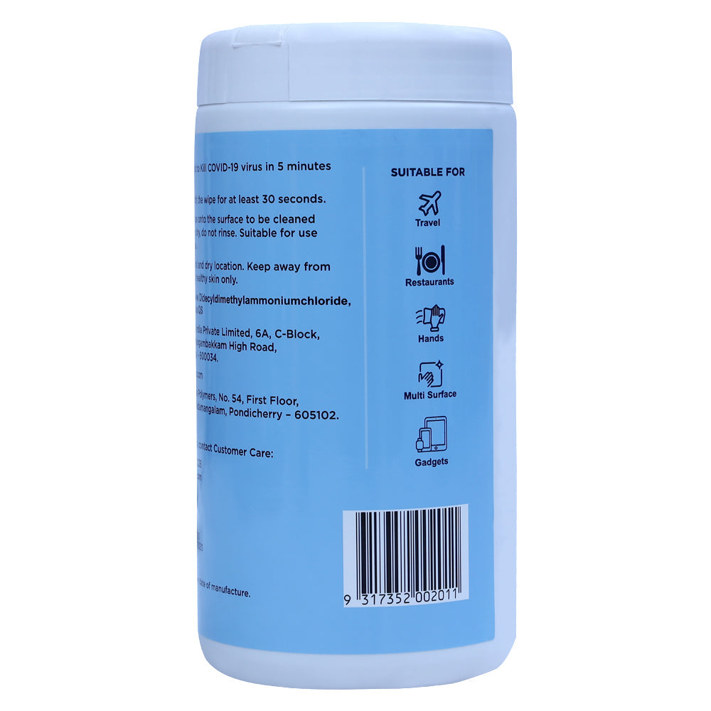 Novo Multipurpose Germ-Removal Wipes 75Nos Callington