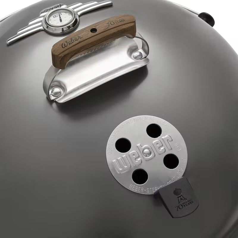 Weber 70th Anniversary Edition Kettle Charcoal Grill 57cm Hollywood Gray WEBER