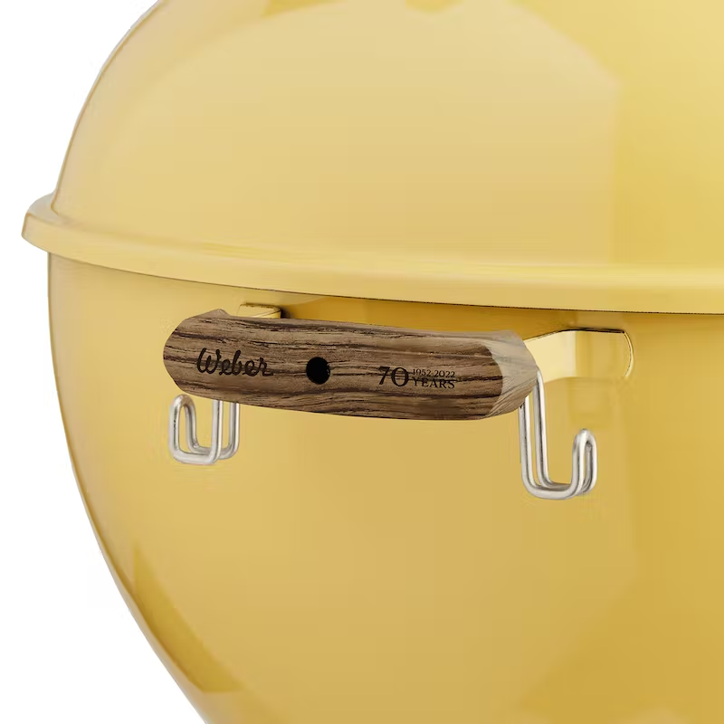 Weber 70th Anniversary Edition Kettle Charcoal Grill 57cm Hot Rod Yellow WEBER