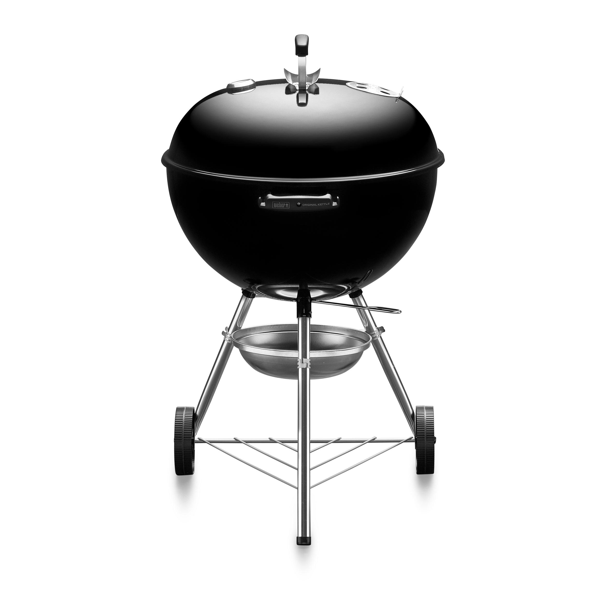 WEBER Charcoal Grill Original Kettle 57CM With Thermometer Black WEBER