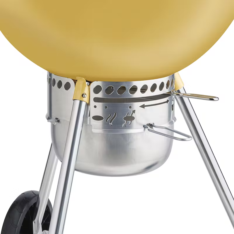 Weber 70th Anniversary Edition Kettle Charcoal Grill 57cm Hot Rod Yellow WEBER