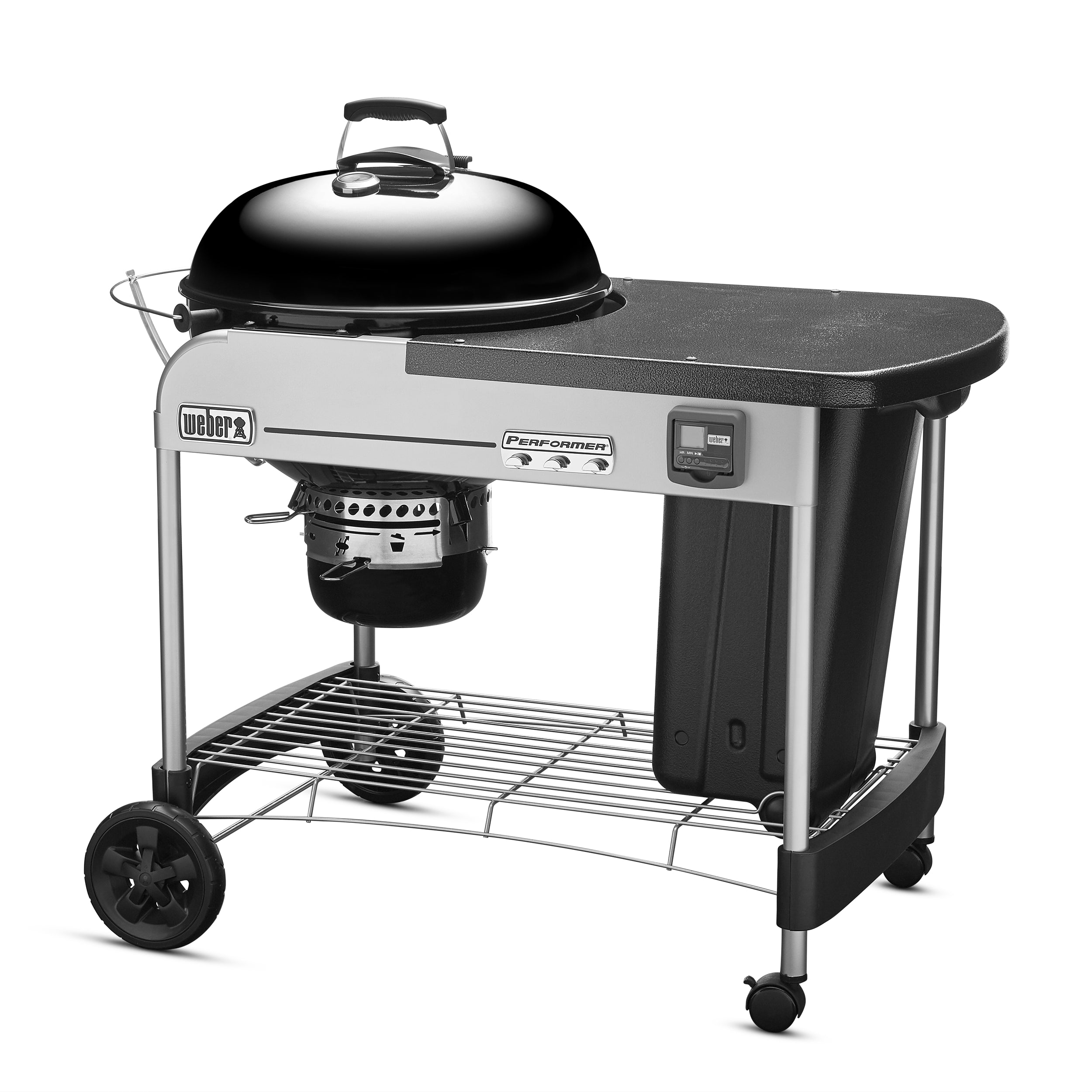 Weber Charcoal Grill Performer Premium With GBS Black WEBER