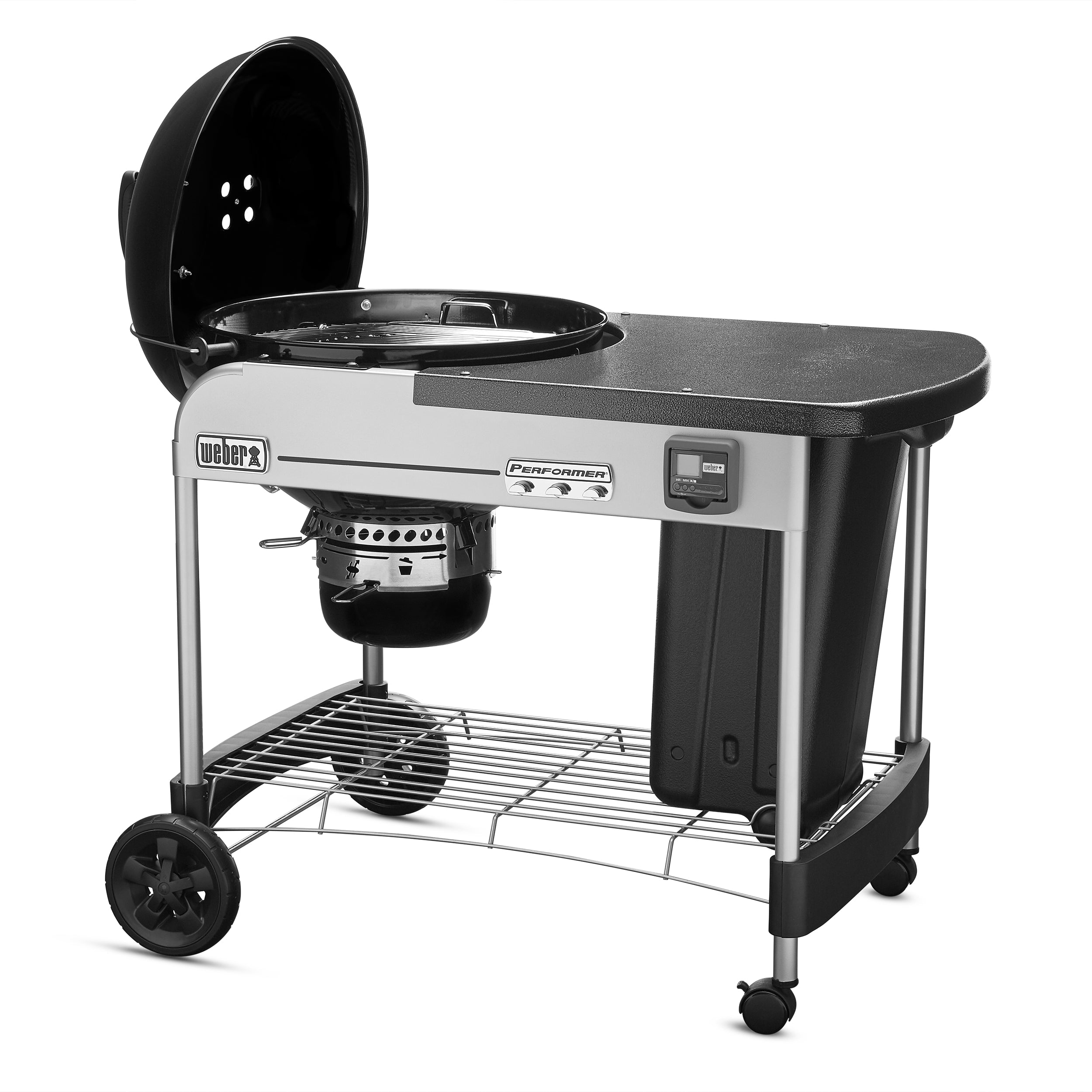 Weber Charcoal Grill Performer Premium With GBS Black WEBER