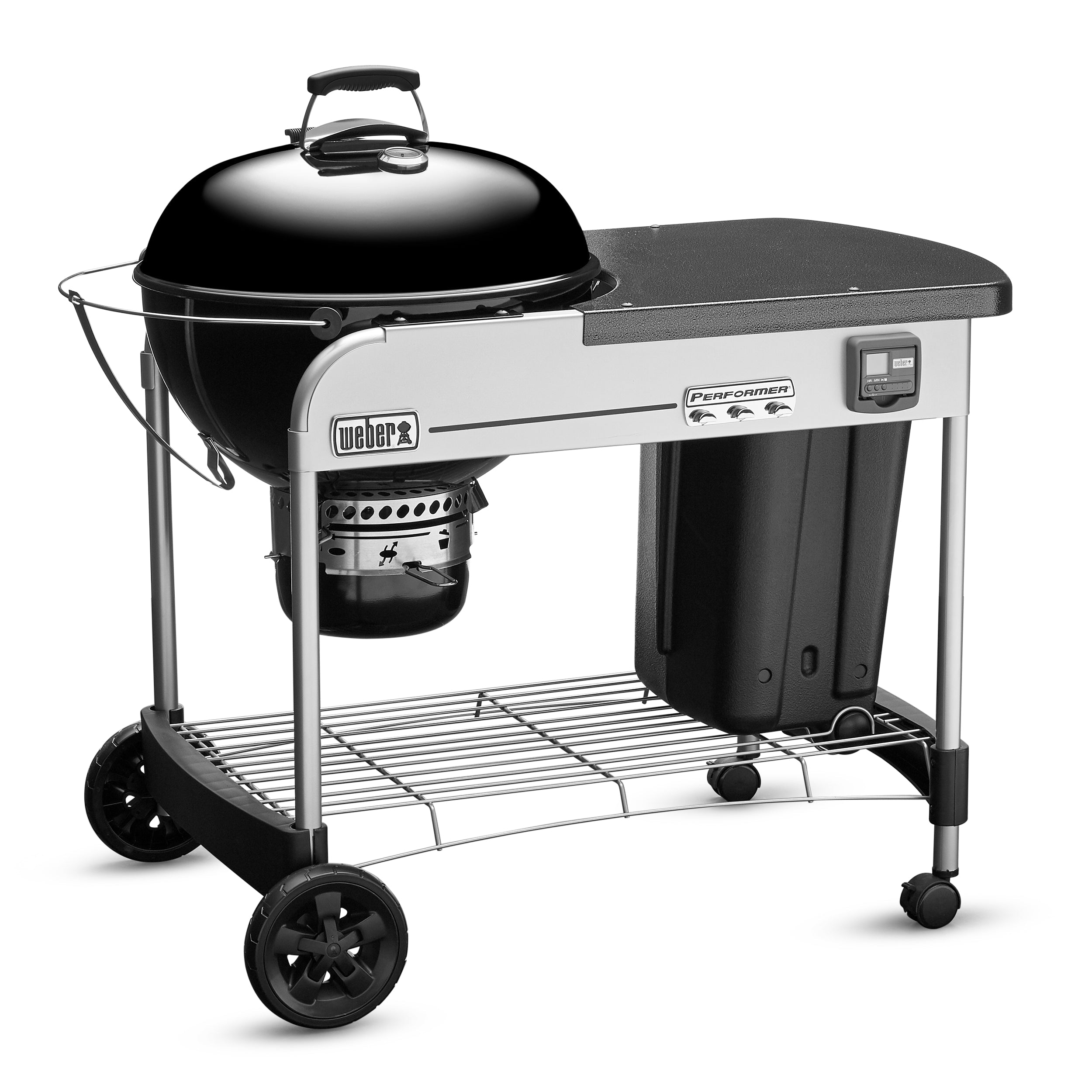 Weber Charcoal Grill Performer Premium With GBS Black WEBER