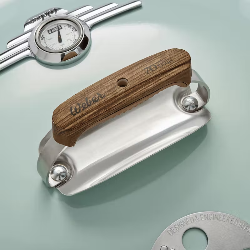 Weber 70th Anniversary Edition Kettle Charcoal Grill 57cm Rock N Roll Blue WEBER