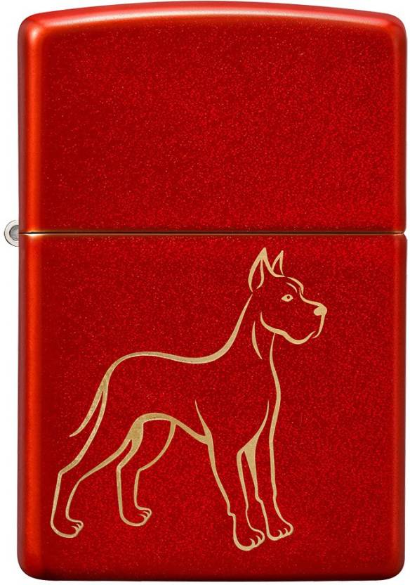 Zippo Metallic Red Dog Zippo