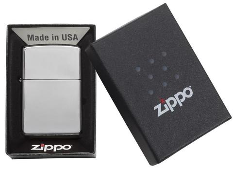 Zippo Classic High Polish Chrome Pocket Lighter Zippo