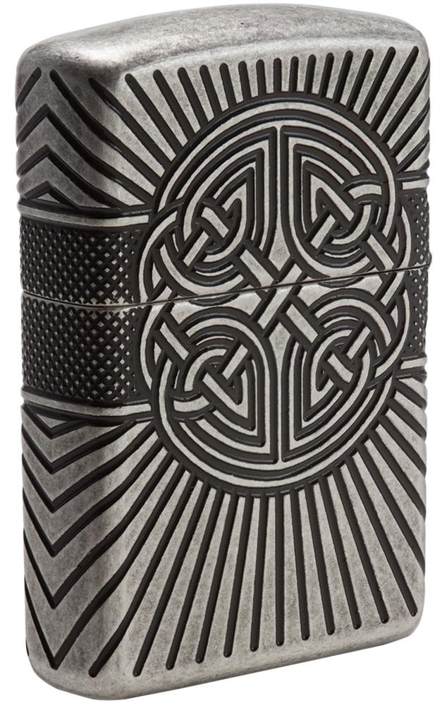 Zippo Armor Celtic Cross Design Zippo