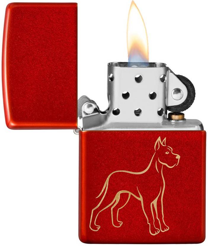 Zippo Metallic Red Dog Zippo