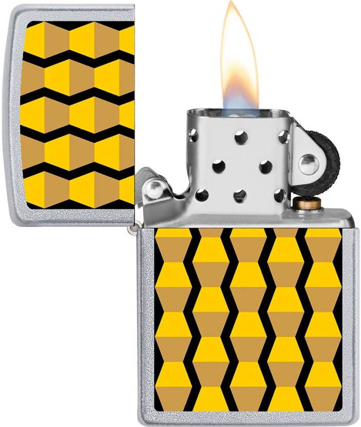 Zippo Yellow Endless Column Zippo