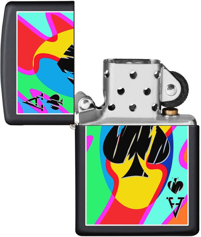 Zippo Colored Ace of Spades Zippo