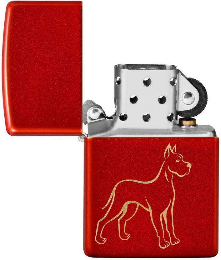 Zippo Metallic Red Dog Zippo