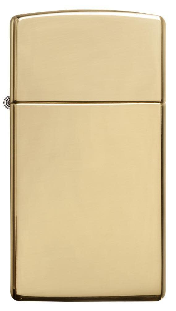 Slim?« High Polish Brass Finish Windproof Lighter