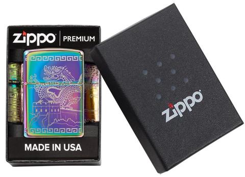 Zippo Great Wall of China Multi Color Pocket Lighter Zippo