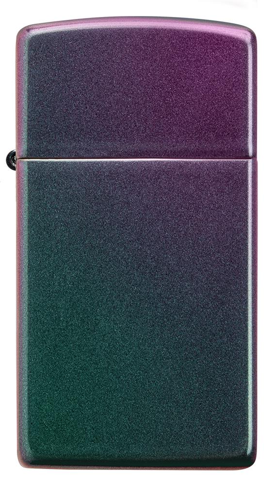 Front of Slim Iridescent Windproof Lighter
