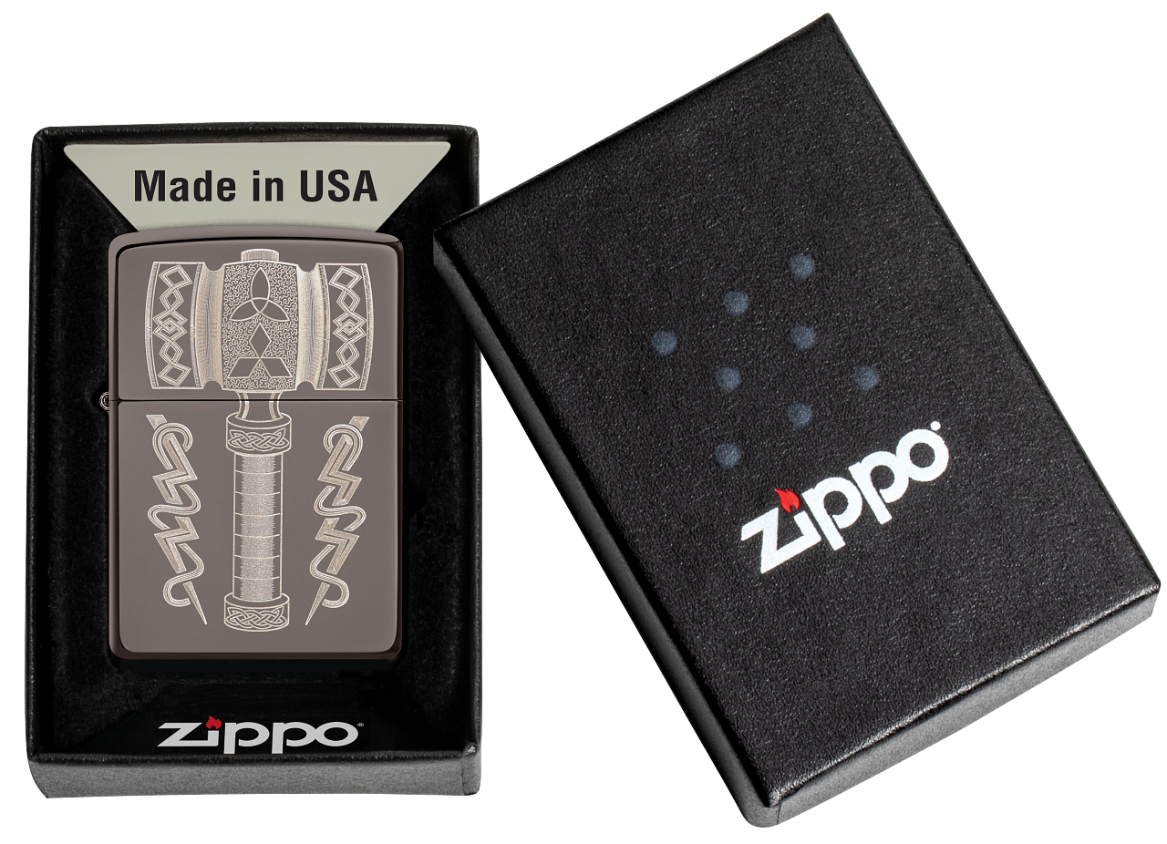 Zippo Thors Hammer Design Zippo
