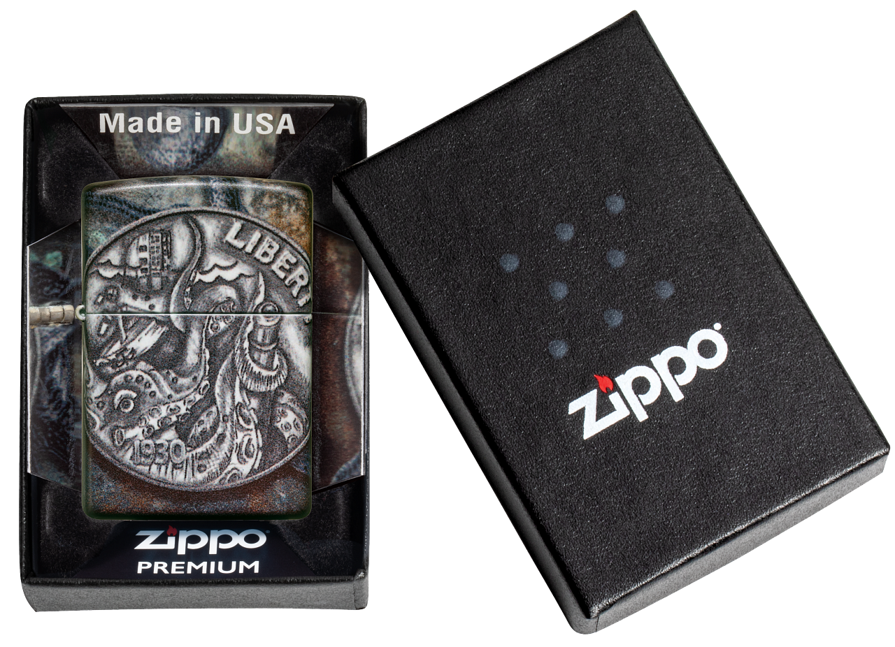 Zippo Pirate Coin Design Zippo