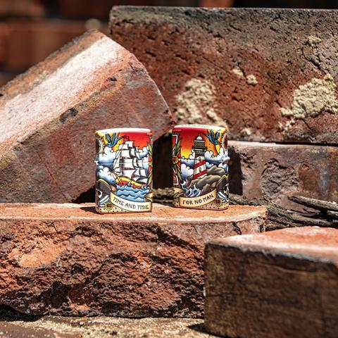 Zippo Nautical Tattoo Design Zippo