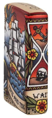 Zippo Nautical Tattoo Design Zippo