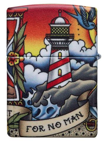 Zippo Nautical Tattoo Design Zippo