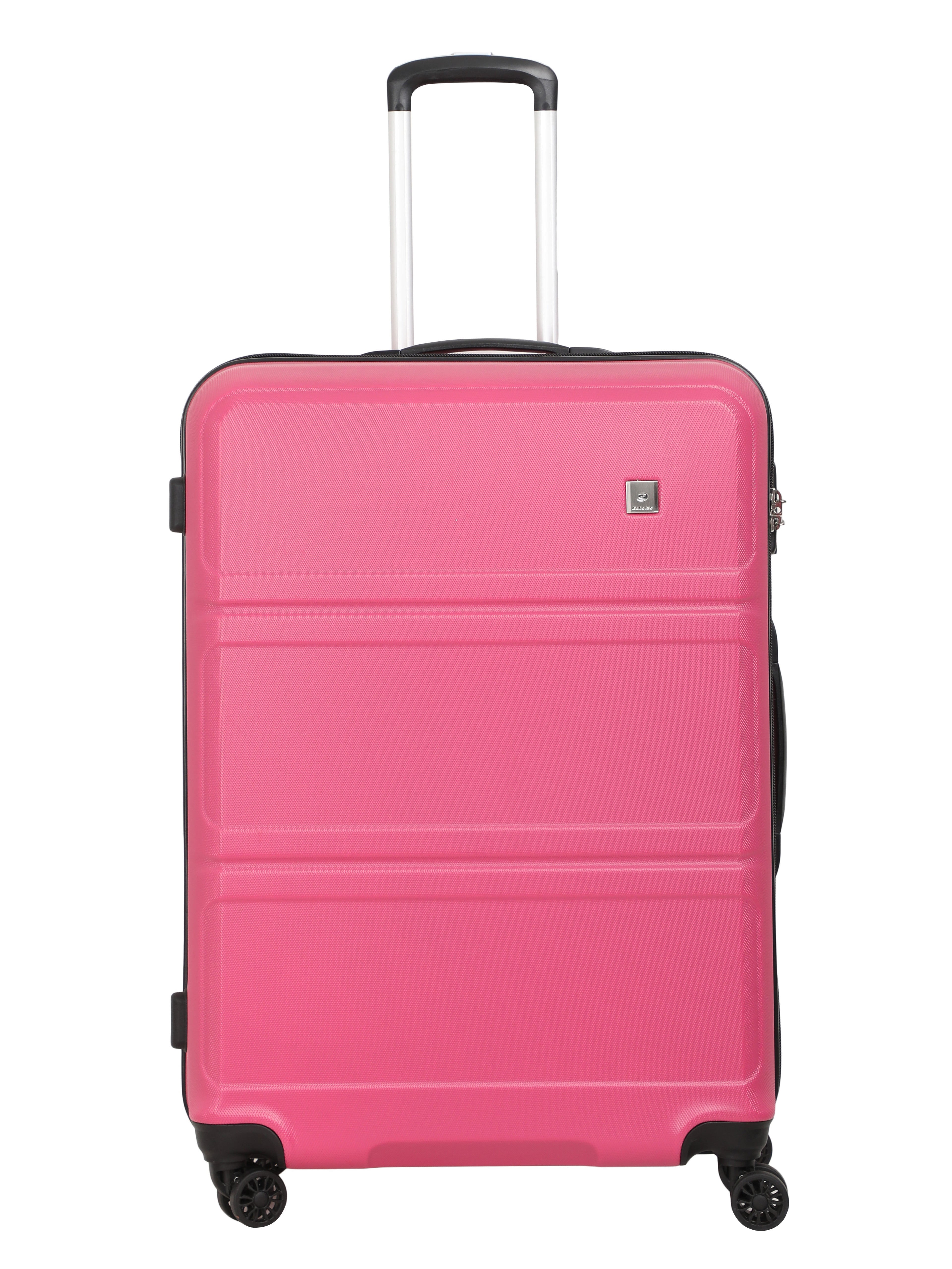 Echolac Pink Aries Large Hard Case Checked Luggage ECHOLAC