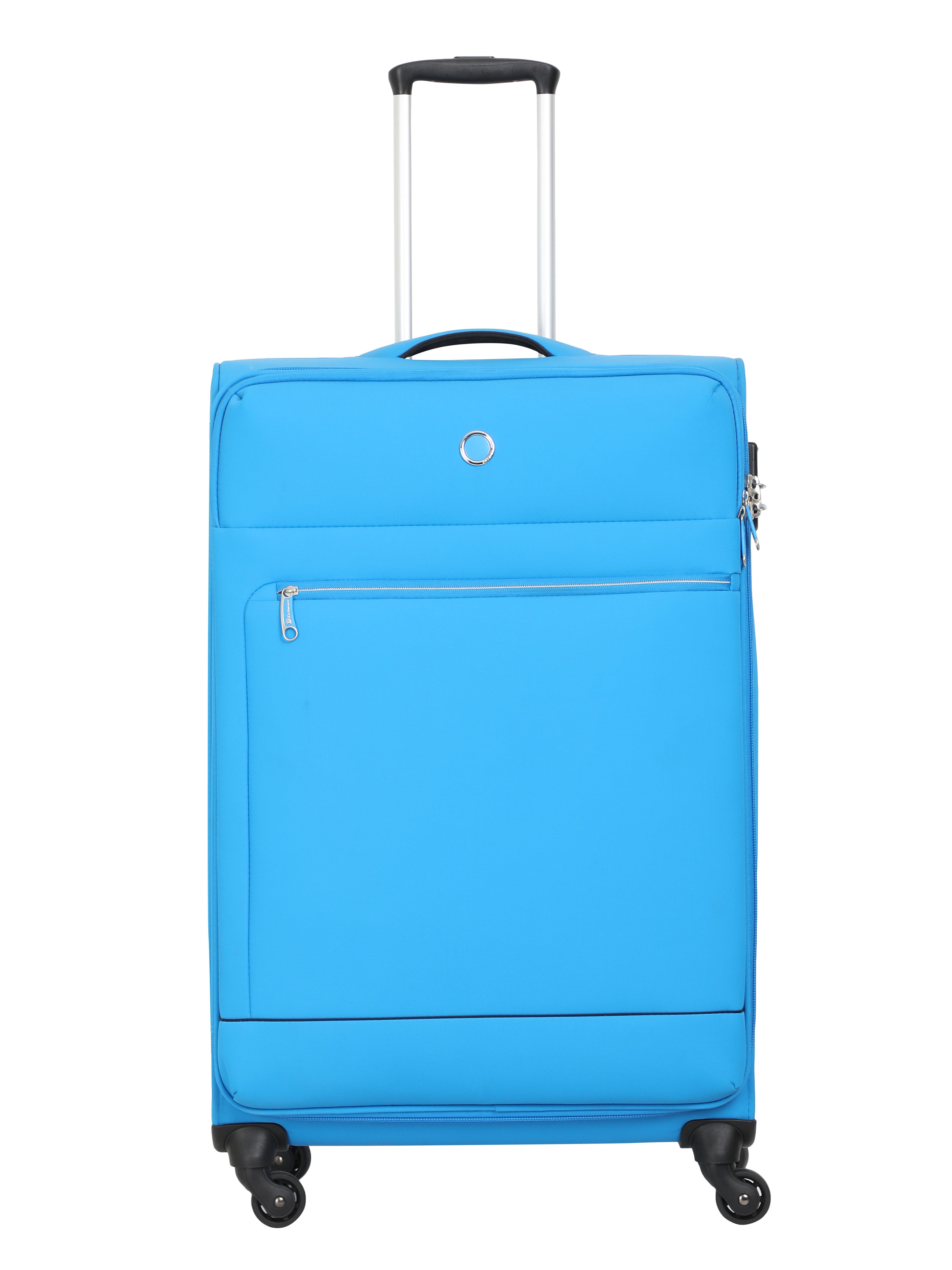 Echolac Diva Blue Verna Medium Soft Case Checked Luggage ECHOLAC