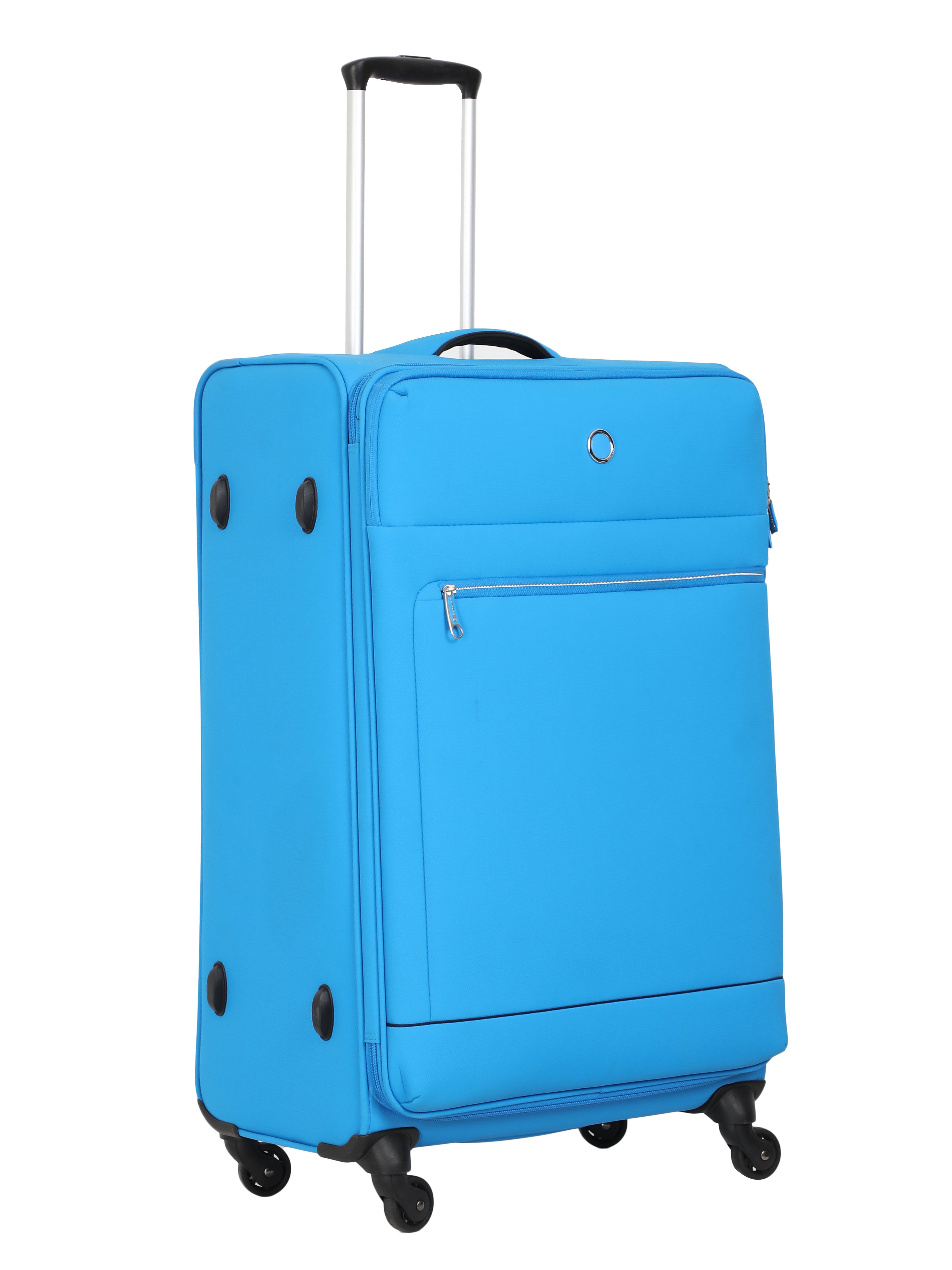Echolac Diva Blue Verna Medium Soft Case Checked Luggage