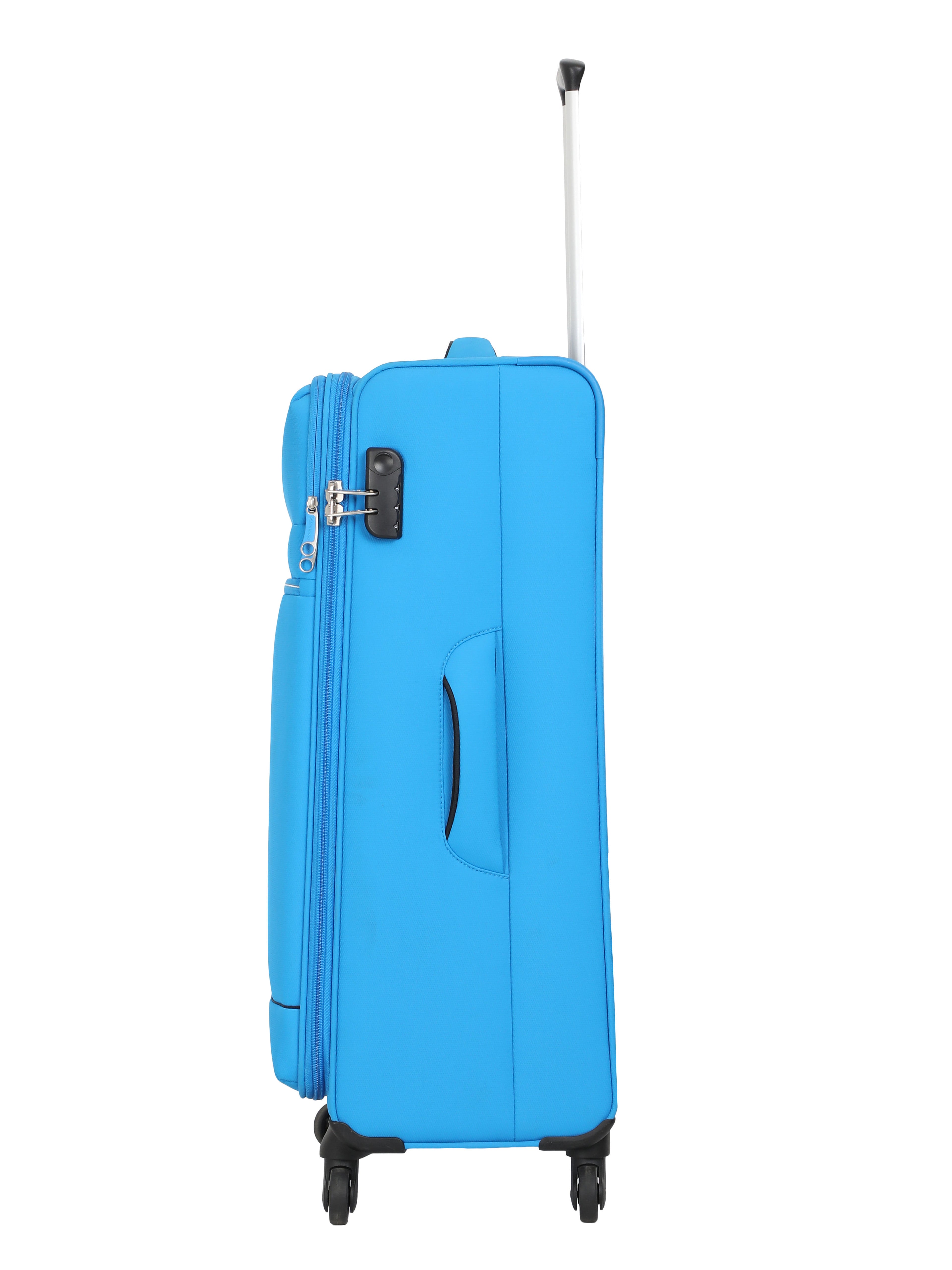 Echolac Diva Blue Verna Medium Soft Case Checked Luggage ECHOLAC