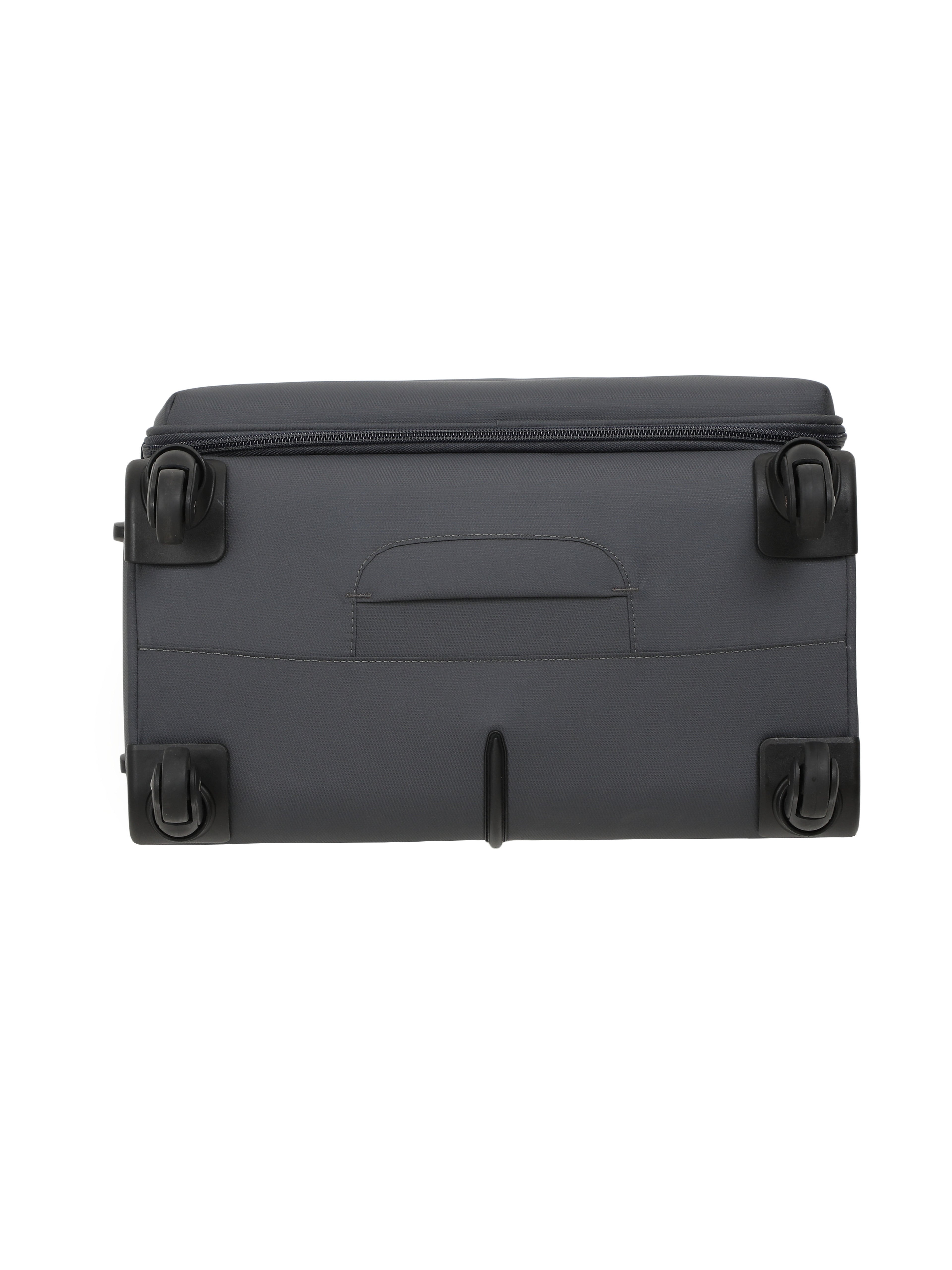 Echolac Dark Grey Verna Medium Soft Case Checked Luggage ECHOLAC