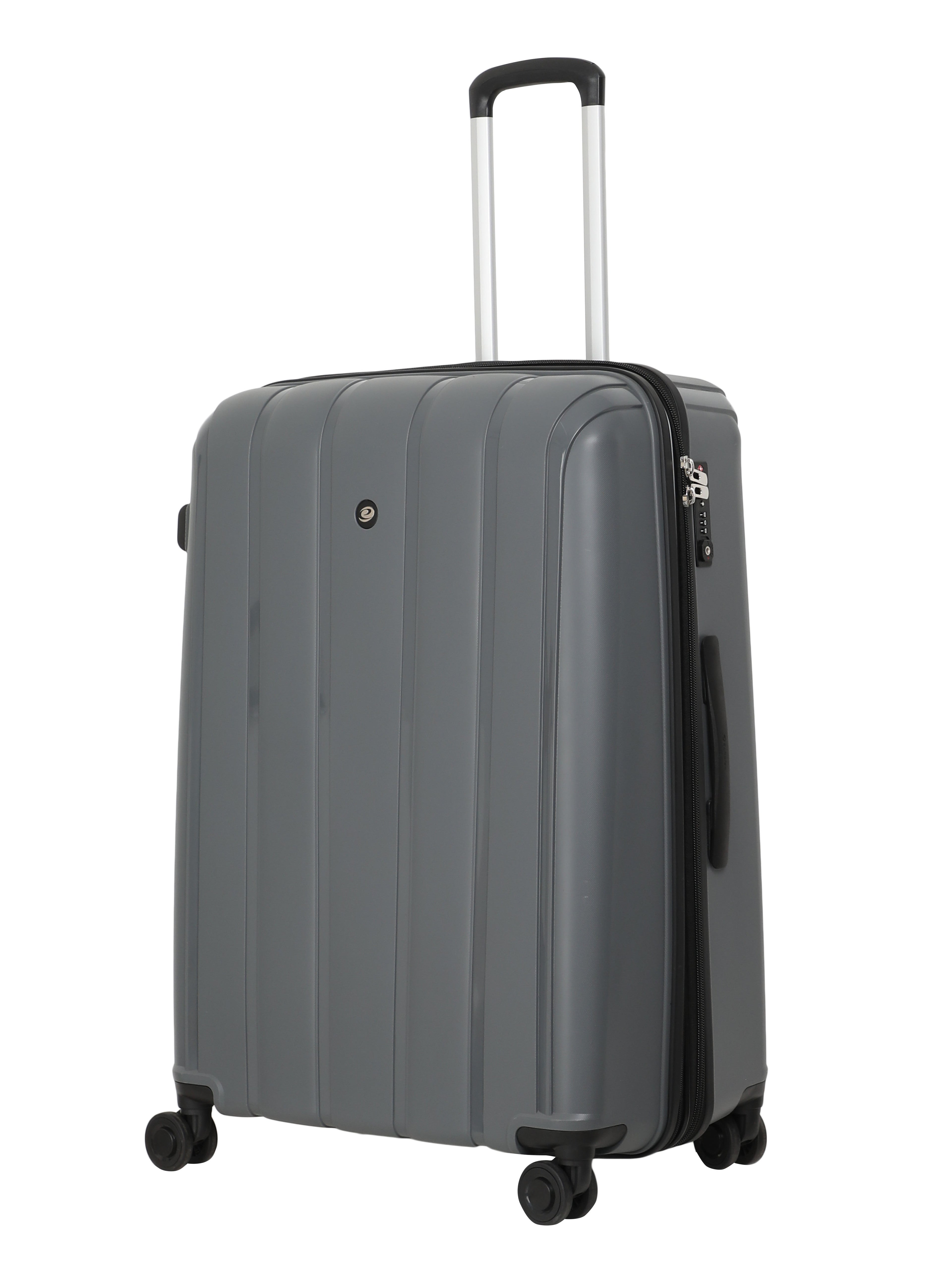 Echolac Grey Pacifica Large Hard Case Checked Luggage ECHOLAC