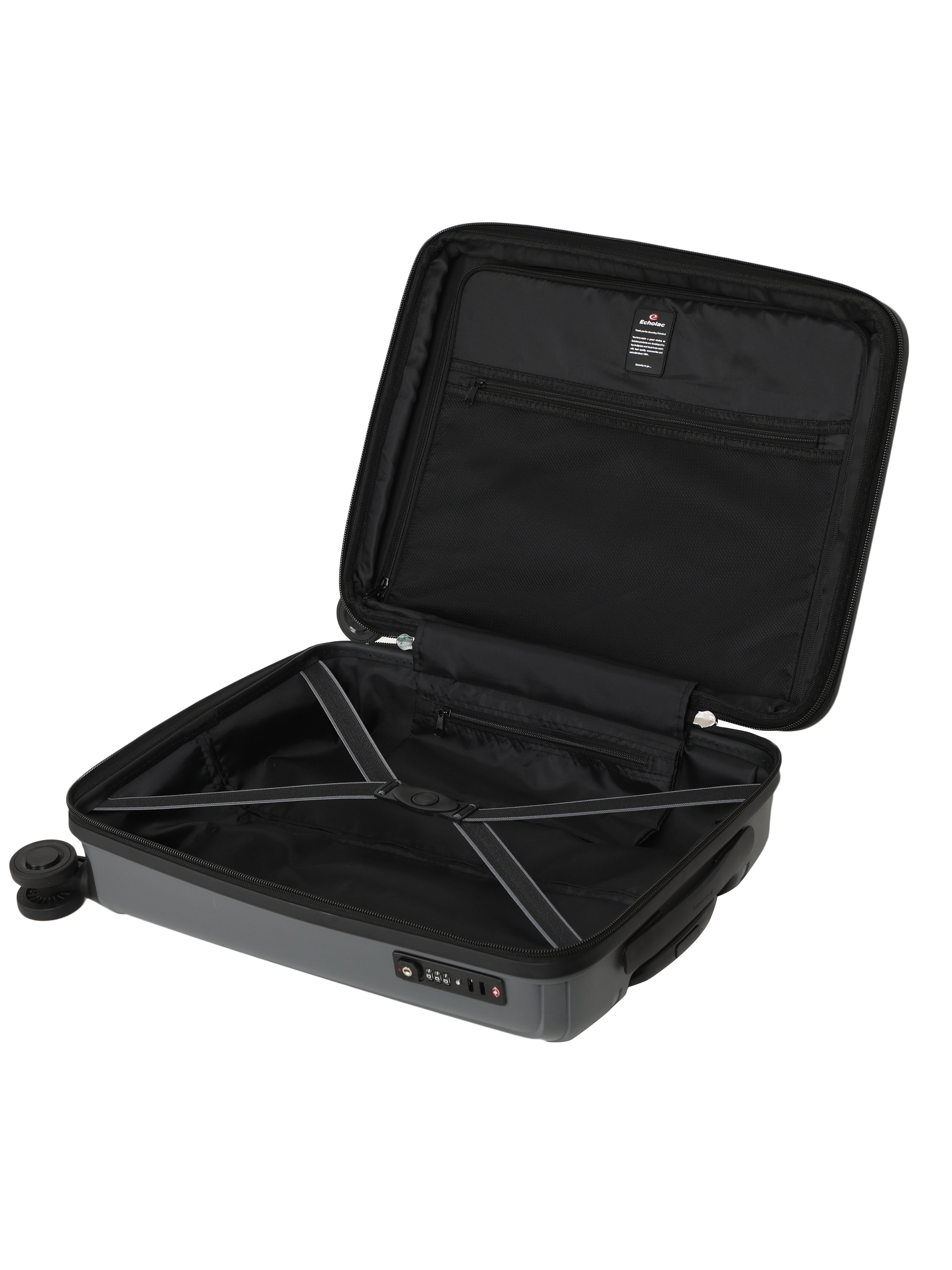 Echolac Grey Pacifica Large Hard Case Checked Luggage ECHOLAC