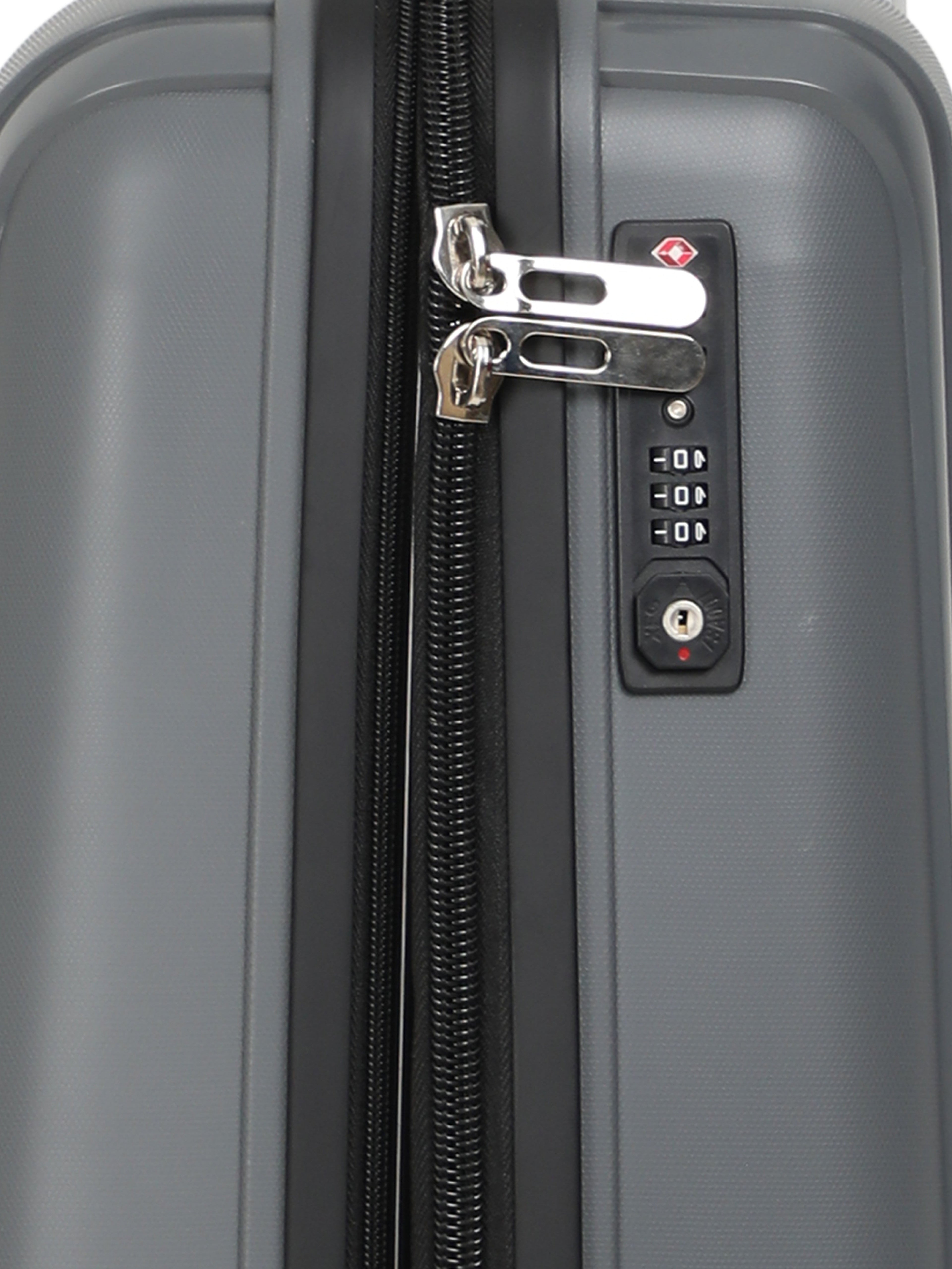 Echolac Grey Pacifica Large Hard Case Checked Luggage ECHOLAC