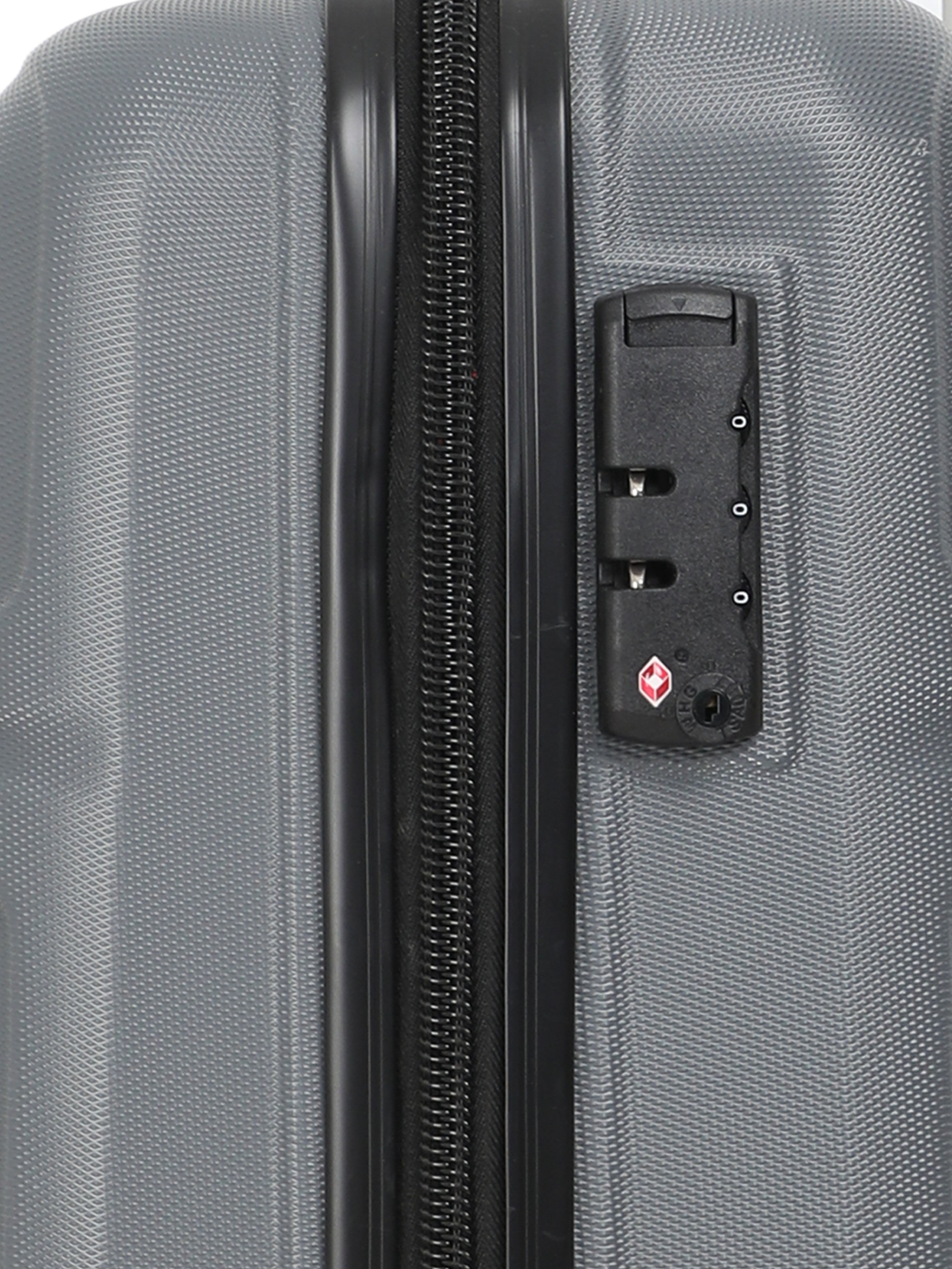 Echolac Dark Grey Aries Small Hard Case Cabin Trolley ECHOLAC