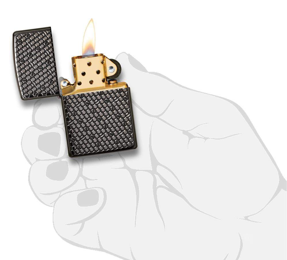 Zippo Hexagon Design Bhawar Store