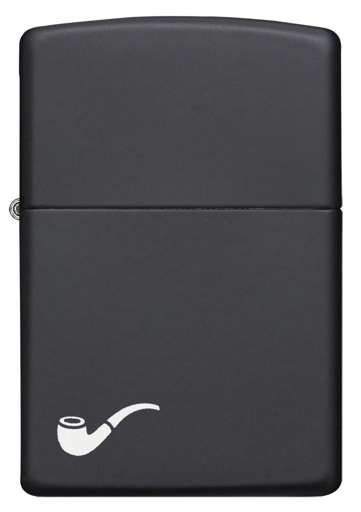 Zippo Black Matte Pipe Pocket Lighter Zippo