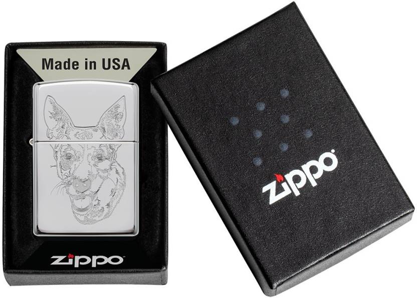 Zippo Auto Engrave Dog Zippo