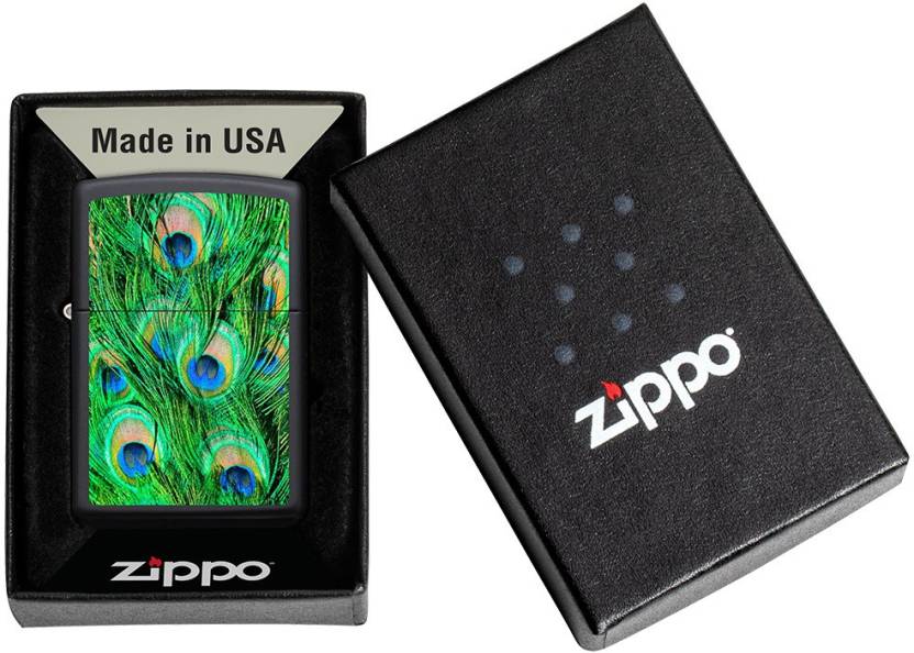 Zippo Peacock Feathers Zippo