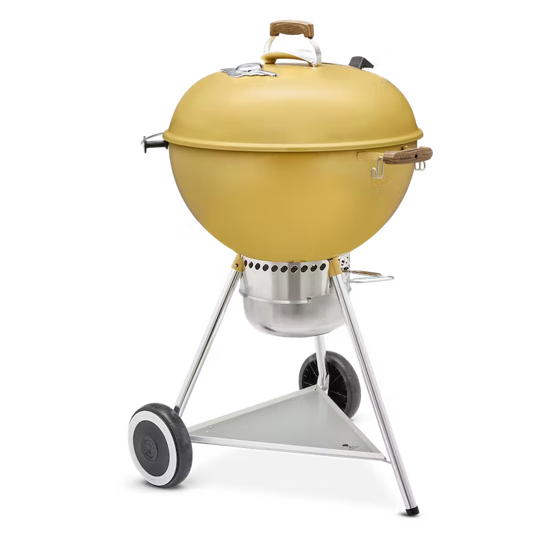 Weber 70th Anniversary Edition Kettle Charcoal Grill 57cm Hot Rod Yellow WEBER