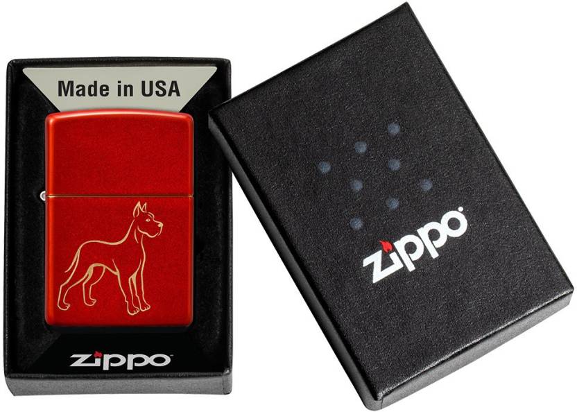 Zippo Metallic Red Dog Zippo