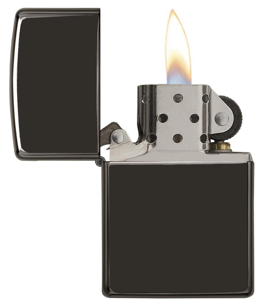 Zippo Classic High Polish Black Pocket Lighter Zippo