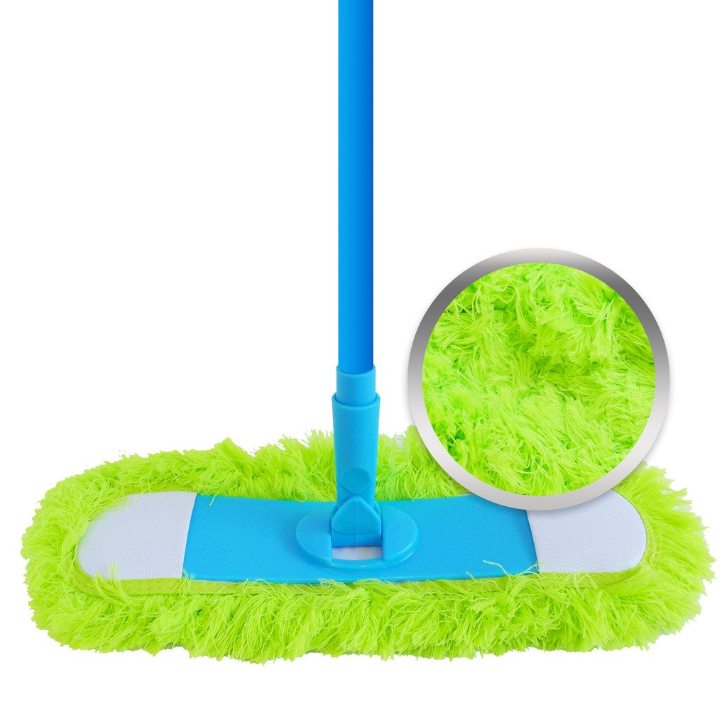 Mr Gleam Microfibre Dust Magnet Mop (Green) MR GLEAM