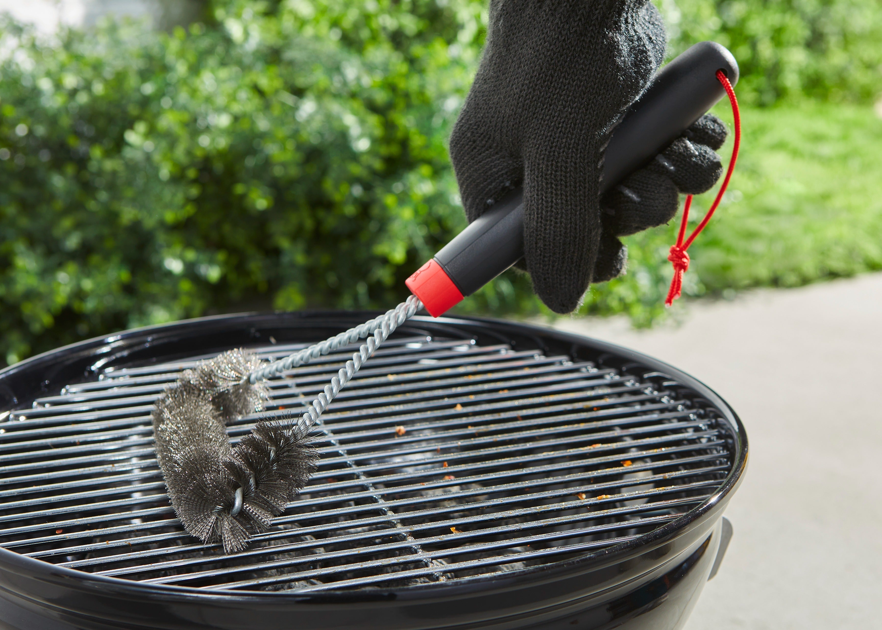 Weber 12''THREE-SIDED GRILL BRUSH WEBER