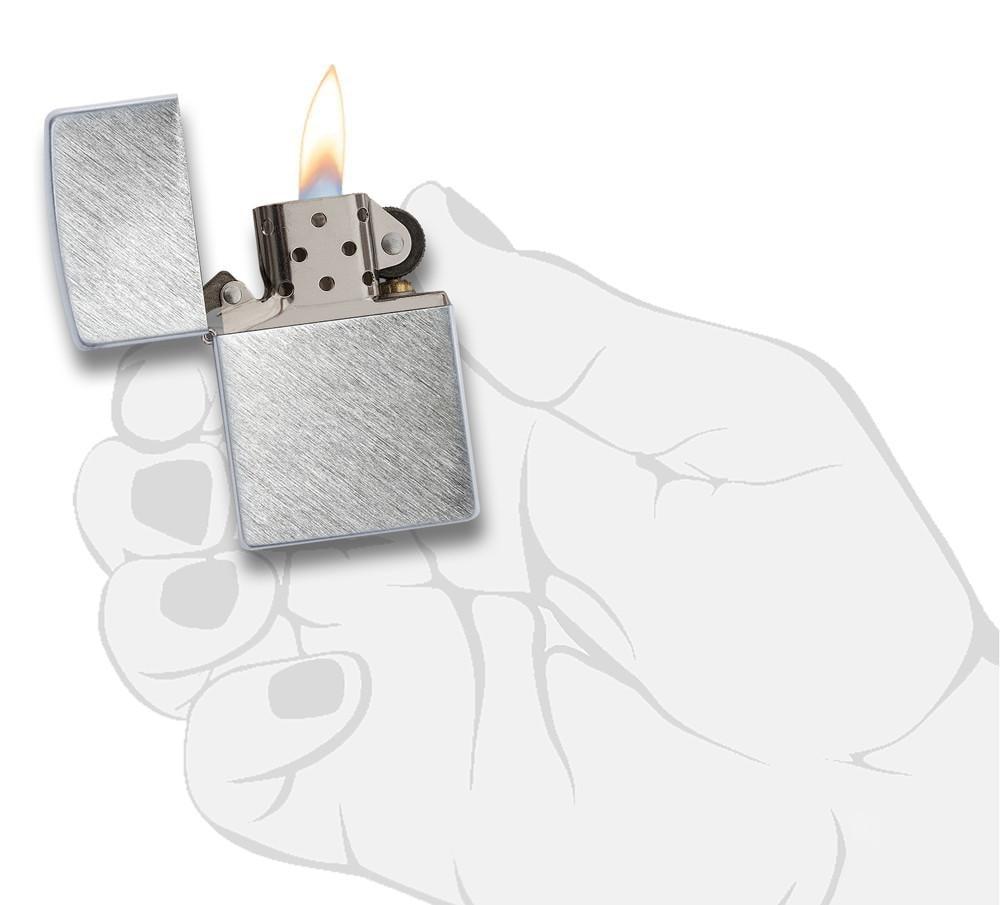 Zippo Herringbone Sweep Pocket Lighter Zippo