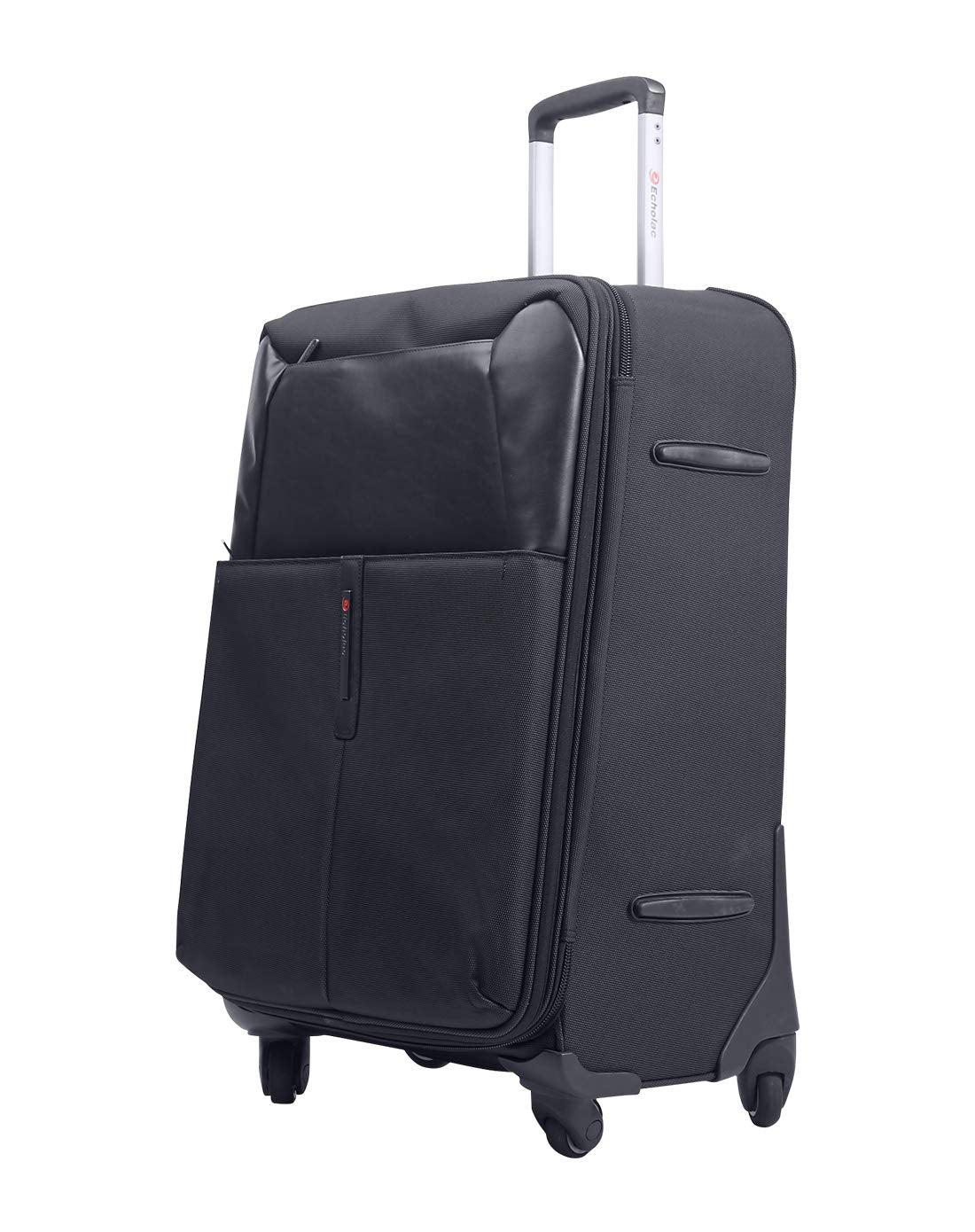 Echolac Madison Medium Black Soft Sided Cabin Suitcase Trolley 55cm (CT350) Echolac New