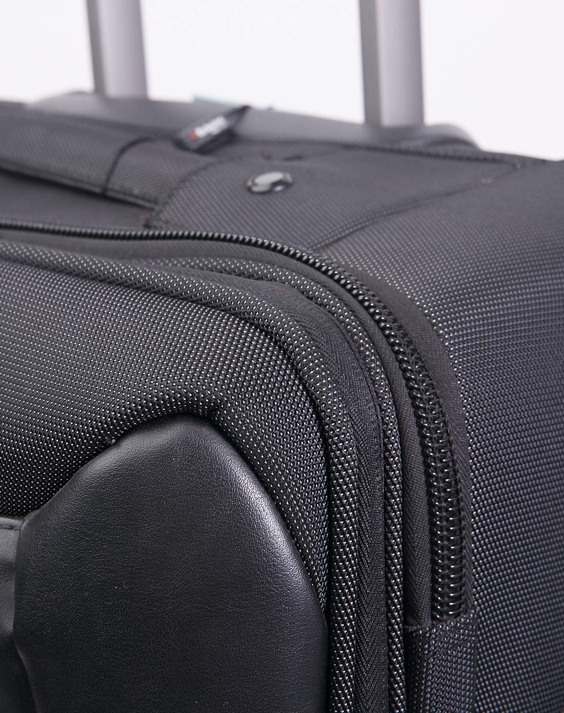 Echolac Madison Medium Black Soft Sided Cabin Suitcase Trolley 55cm (CT350) Echolac New